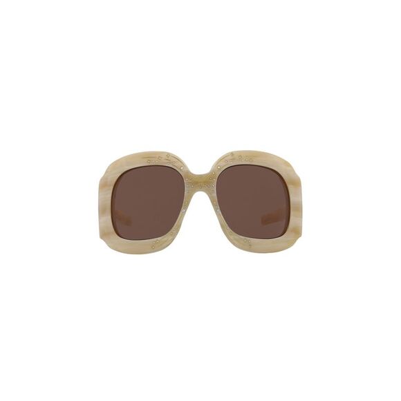Gucci Shield-Frame Acetate Sunglasses Multi Womens - Picture 1 of 6